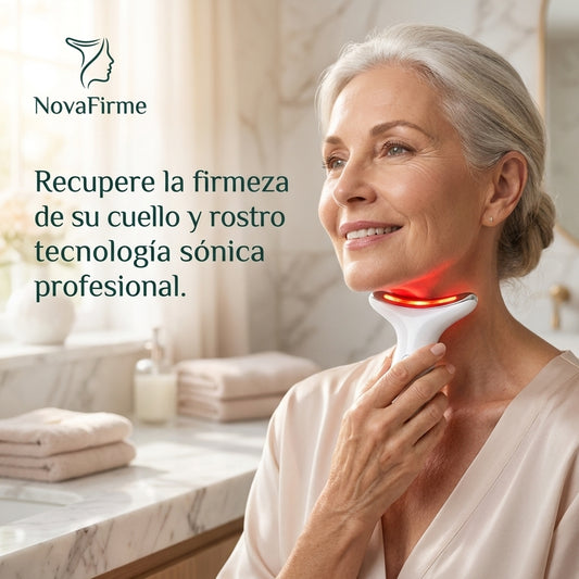 NovaFirme®️ - El secreto para una piel más joven y tersa: Adiós a la papada y las arrugas.