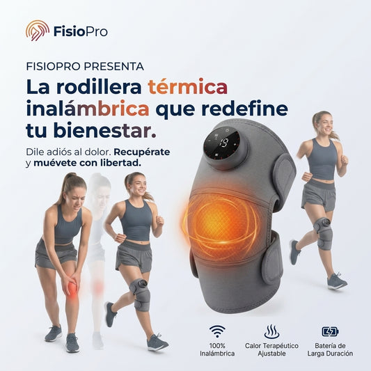 FISIOPRO®️: La rodillera térmica inalámbrica que redefine tu bienestar.