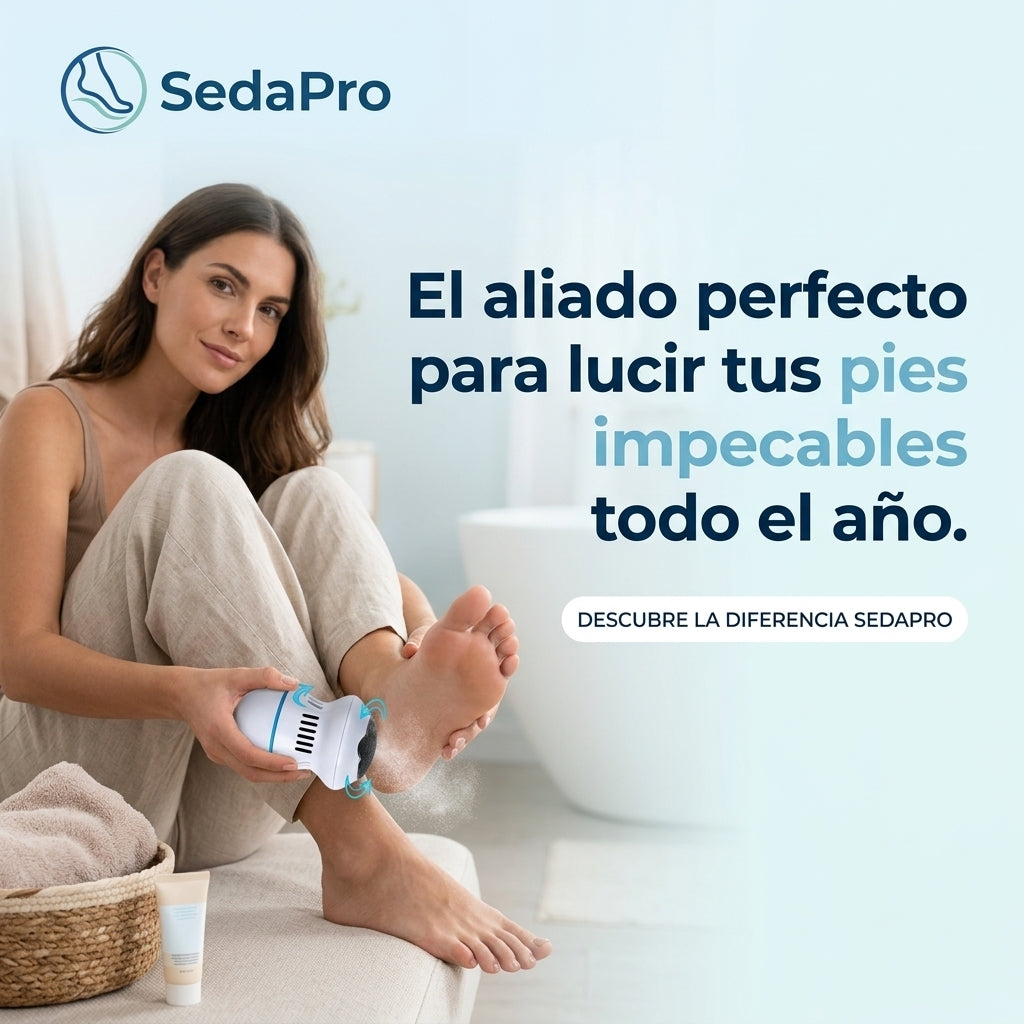SedaPro®️: Recupera la suavidad natural de tus pies en minutos.