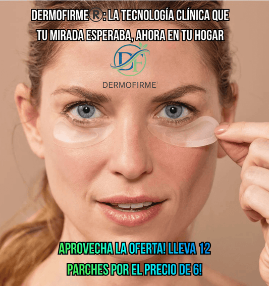 DermoFirme®️ - Reduce bolsas y ojeras con colágeno puro de absorción profunda en casa