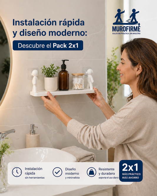 MuroFirme®️: La solución creativa para un hogar ordenado y con estilo.