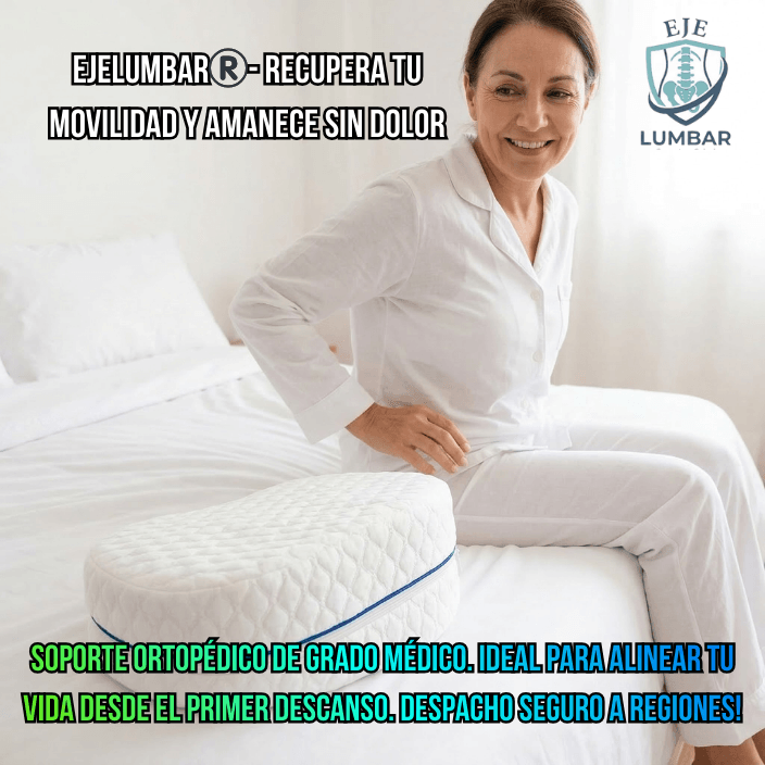 EjeLumbar®️- Recupera la alineación de tu espalda y amanece con total libertad de movimiento