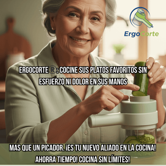 ErgoCorte®️- Cocine sus platos favoritos sin esfuerzo ni dolor en sus manos
