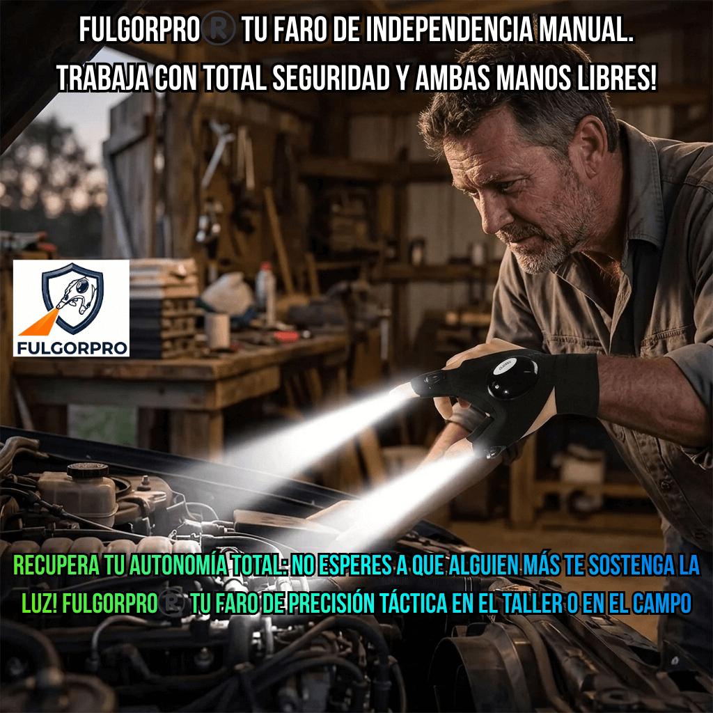 FulgorPro®️ - Iluminación Manos Libres y Focalizada para Trabajos de Precisión