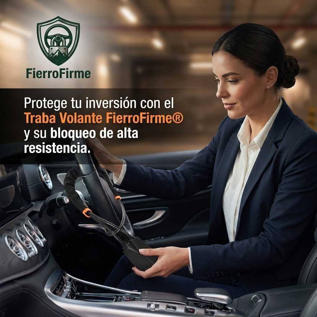 FierroFirme®️: El Traba Volante universal que disuade robos en pocos segundos