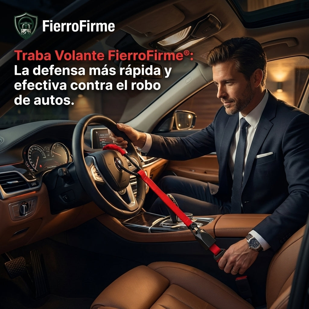 FierroFirme®️: El Traba Volante universal que disuade robos en pocos segundos