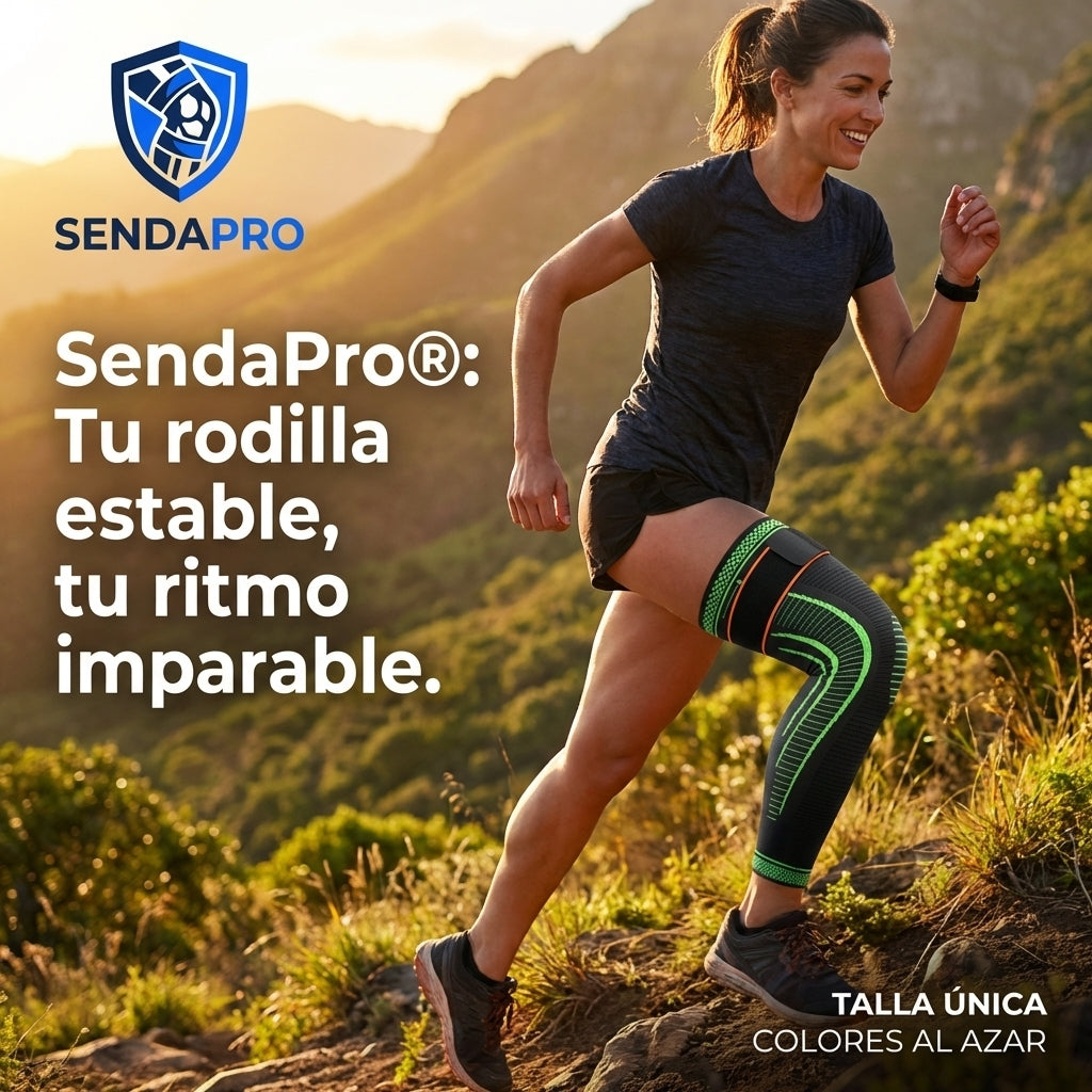 Rodillera SendaPro®️: Máxima compresión, cero molestias.