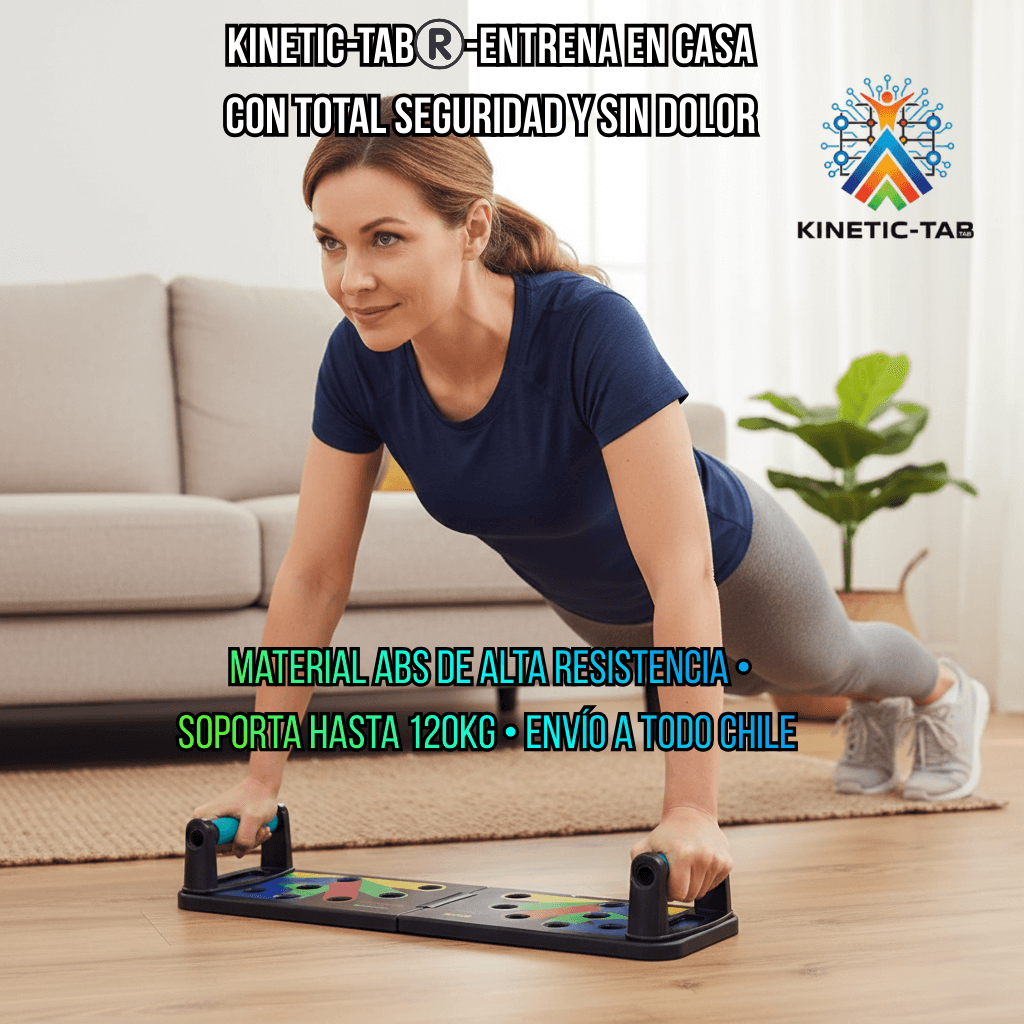 Kinetic-Tab®️ - Entrena todo tu cuerpo en casa con total seguridad y sin dolor articular