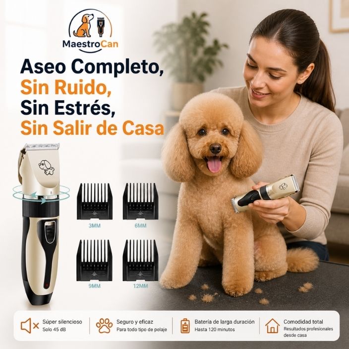 MAESTROCAN®️ Corta, Peina y Cuida a tu Mascota con un Solo Kit