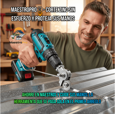 MaestroPro®️ - Corta zinc y latas sin esfuerzo protegiendo tus manos y articulaciones