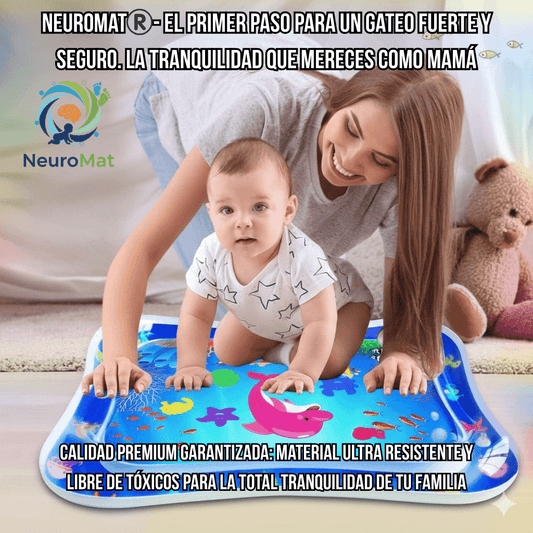 NeuroMat®️ - Fortalece los músculos de tu bebé para un gateo seguro y firme