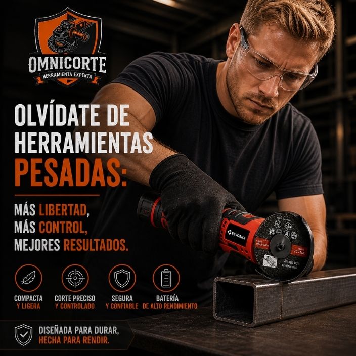 Omnicorte®️ - Potencia y precisión en la palma de su mano: La herramienta ideal para el mantenimiento de casa.