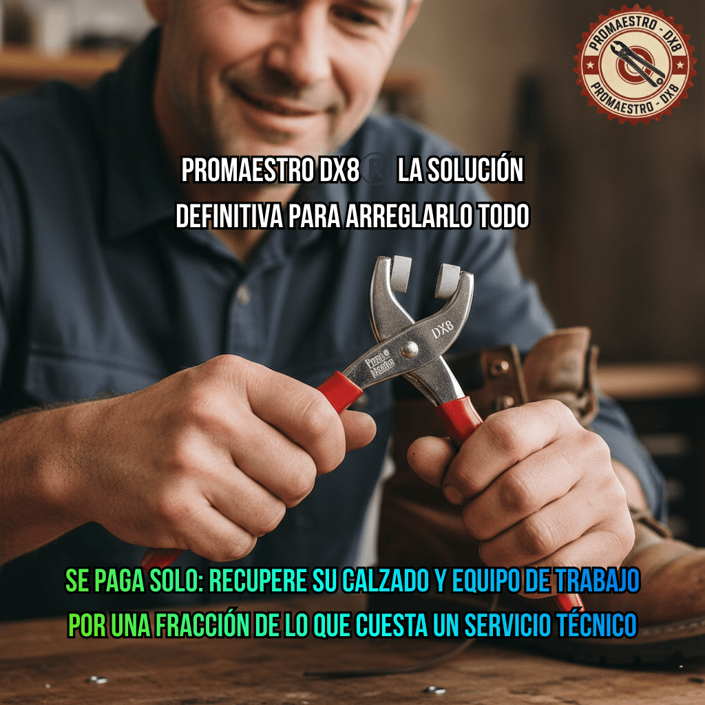 Promaestro DX8®️ - Repare sus zapatos y lonas en casa con acabados de nivel profesional