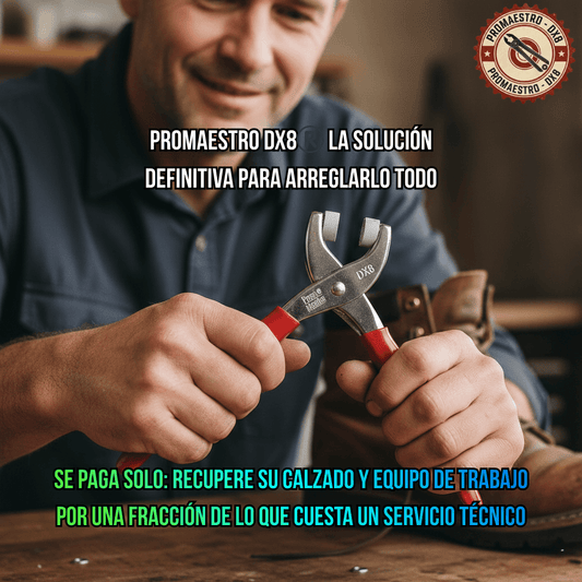 Promaestro DX8®️ - Repare sus zapatos y lonas en casa con acabados de nivel profesional