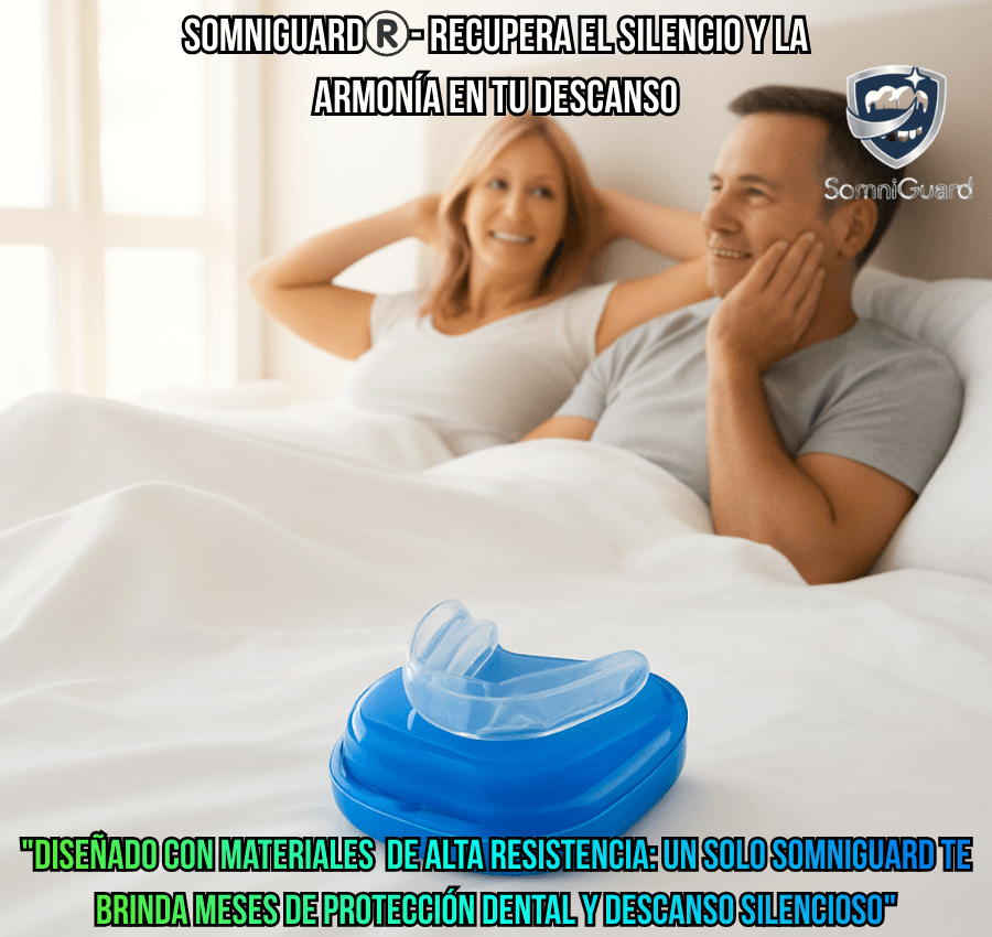 SomniGuard®️ - La solución cómoda para reducir ronquidos y recuperar el sueño compartido