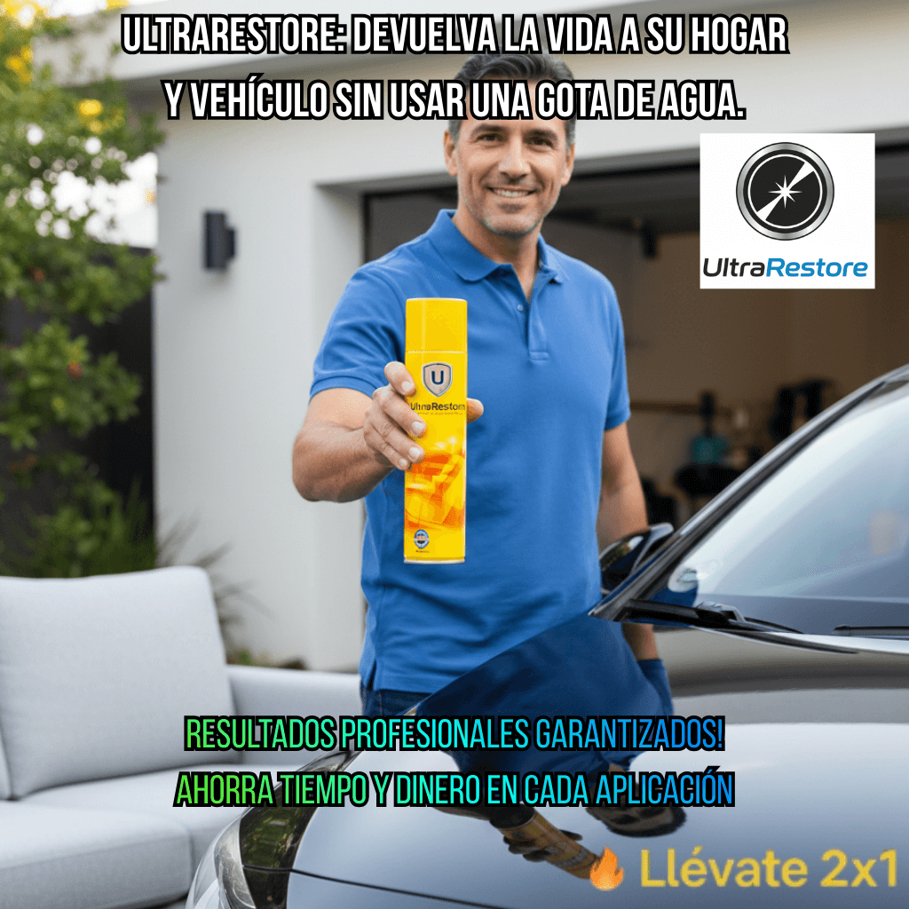 UltraRestore®️ - Limpieza profunda y restauración total sin usar una gota de agua!