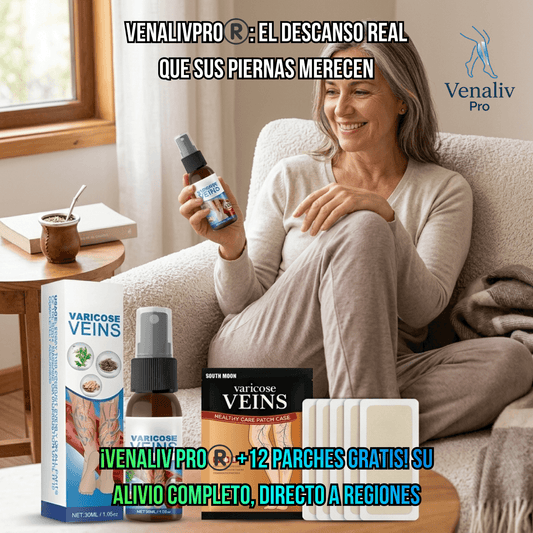 VenalivPro®️ - Alivio profundo y ligereza para sus piernas tras cada jornada