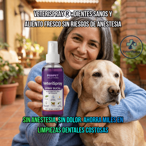 VeteriSpray®️ - La solución clínica para limpiar los dientes de tu mascota desde casa