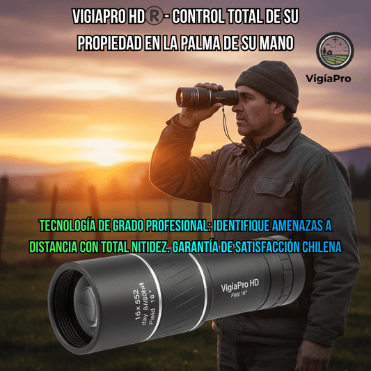 VigiaPro HD®️ - Controle el perímetro de su propiedad con máxima claridad y detalle